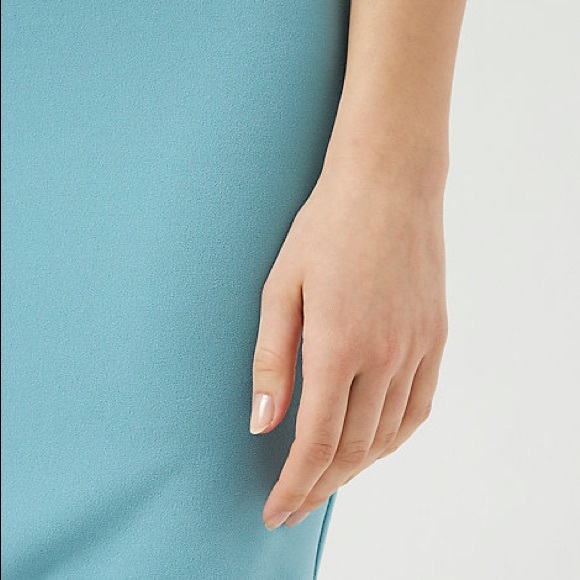 💎 Le chateau turquoise crepe mini skirt - Picture 3 of 8